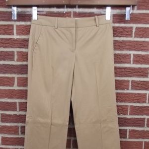 NEW $89 J. Crew Womens Pants Size 6 Tan Cotton